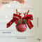 Mixed Pendant Christmas Tree Christmas Bell Antlers Bow Pinecone Bell Showcase Car Hanging Decorati 10