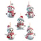Acrylic Cartoon Snowman Hanging Ornaments Christmas Snowman Pendant Holiday Christmas Tree Hanging 5