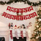 Party Holiday Supplies Christmas Decoration Flag Home Decoration 16 Pieces NonWoven Flags Perfect F 0
