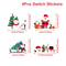 Graffiti Sticker Xmas New Year Gift Christmas Wall Switch Decor Sticker Christmas Decor For Home Sa 6