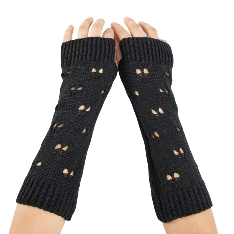 Arm Warmers Fairy Grunge Fingerless Gloves Punk Goth Emo Accessories For Women Girls 11