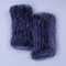 Fashion Real Rex Rabbit Fur Gloves, Womens Winter Finger less Mittens, Genuine Fur Wrist Warmers