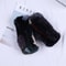 Fashion Real Rex Rabbit Fur Gloves, Womens Winter Finger less Mittens, Genuine Fur Wrist Warmers