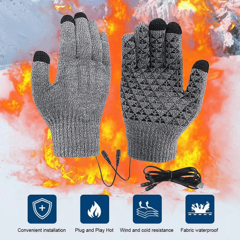 Heated touchscreen gloves for commuting