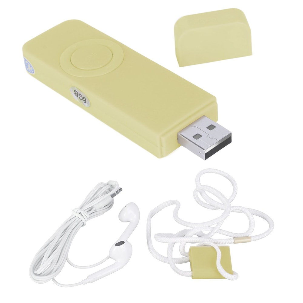 Portable USB Mini MP3 Music Player Supports 64GB TF Card OTG Builtin 160mAh Rechargeable Battery 11