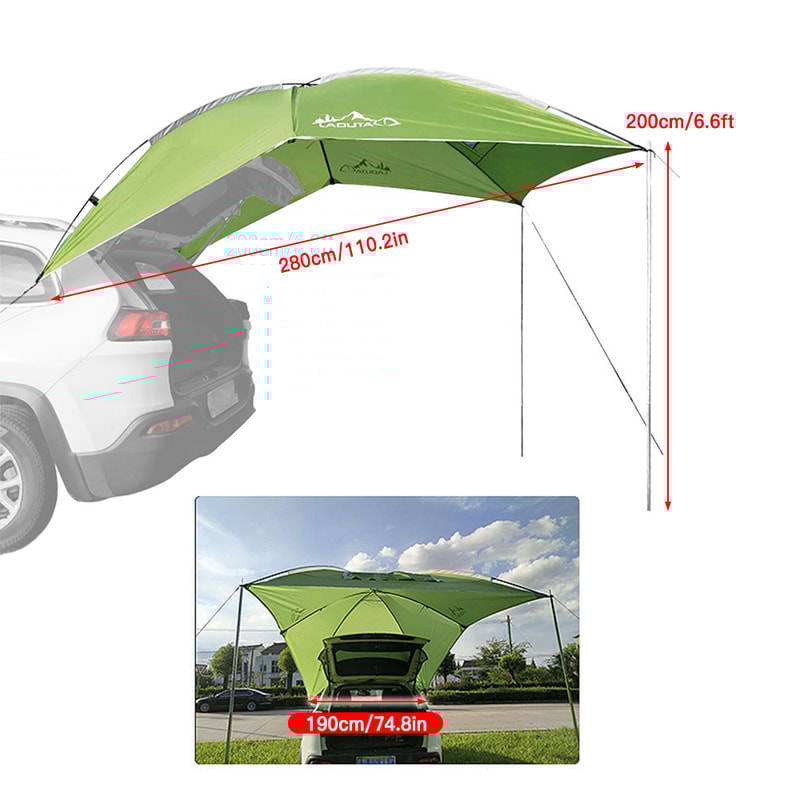 Waterproof SUV Tailgate Tent Car Camping Awning Shelter 5