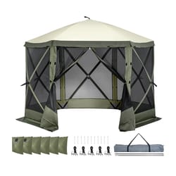 pop up screen tent camping gazebo sun shelter with privacy panels