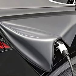 magnetic ev charger port cover for outdoor charging waterproof all-weather rain and snow protection