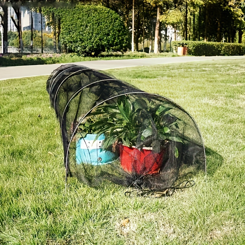 Collapsible Garden Mesh Tunnel Cover For Raised Beds And Greenhouses 2