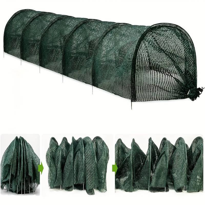 Collapsible Garden Mesh Tunnel Cover For Raised Beds And Greenhouses 4