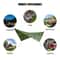 Portable Camping Tarp Waterproof Camouflage Rain Fly Sun Shelter Ground Mat 4