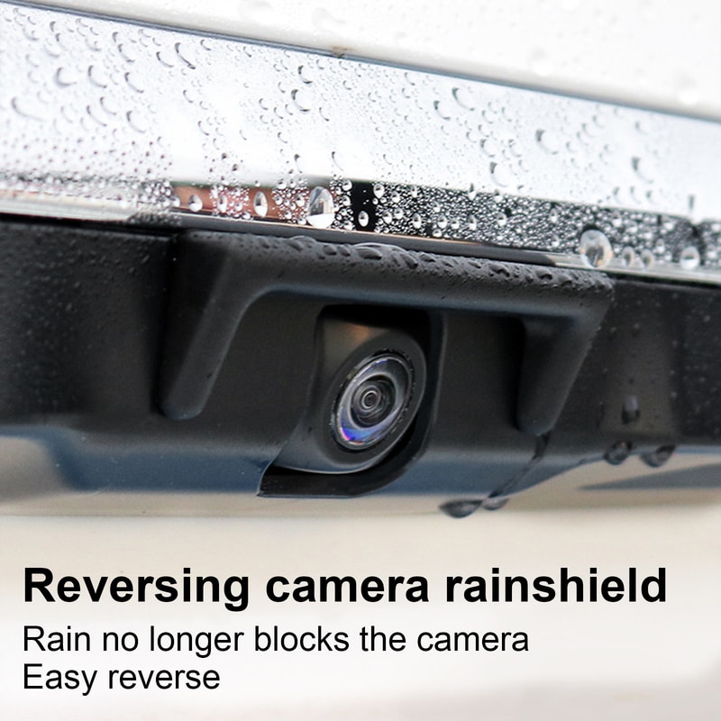 Universal Rear Camera Rain Shield Cover for Clearer Parking Visibility