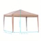 Khaki Pop Up Canopy Tent for Beach Camping and Outdoor Events