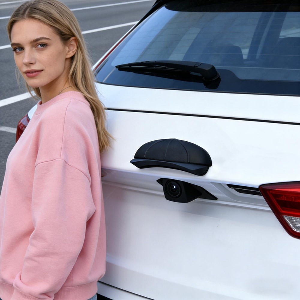 ClearView Waterproof Backup Camera Cover for Car Truck with Silicone Rain Shield