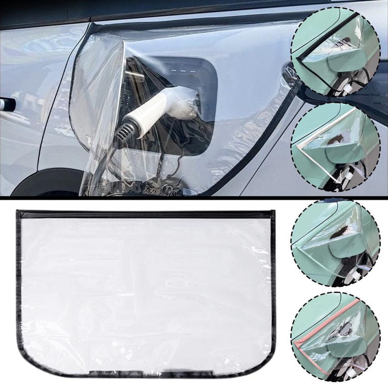 Electric Vehicle Charger Port Rainproof Protector Cover Universal Outdoor Dustproof Protection Covers Car Charger Plug Cover