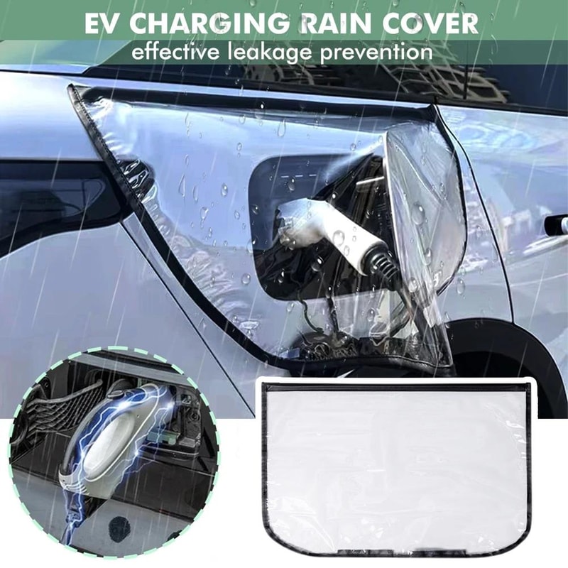 Electric Vehicle Charger Port Rainproof Protector Cover Universal Outdoor Dustproof Protection Covers Car Charger Plug Cover