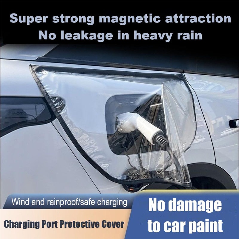 Electric Vehicle Charger Port Rainproof Protector Cover Universal Outdoor Dustproof Protection Covers Car Charger Plug Cover
