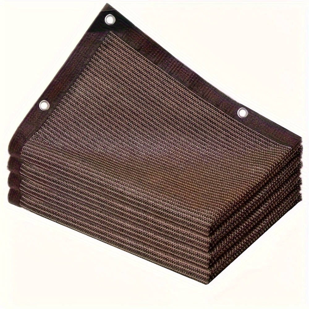 Brown Sun Shade Net Outdoor UV Protection Canopy For Patio Pool And Picnic Use 3