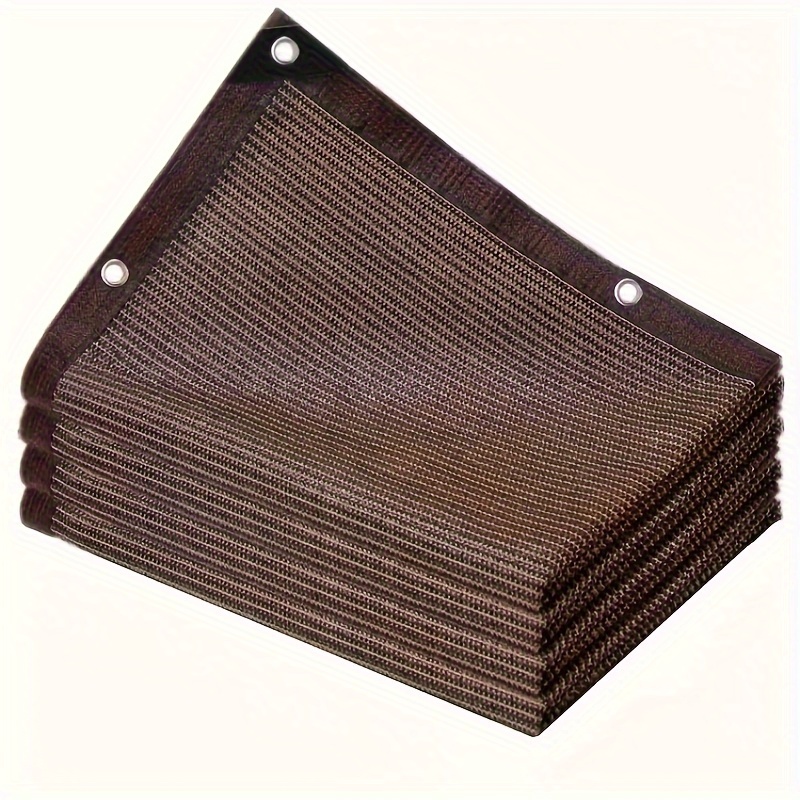 Brown Sun Shade Net Outdoor UV Protection Canopy For Patio Pool And Picnic Use 3
