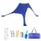 Family Beach Sun Shade Tent with Sandbags Portable Beach Awning