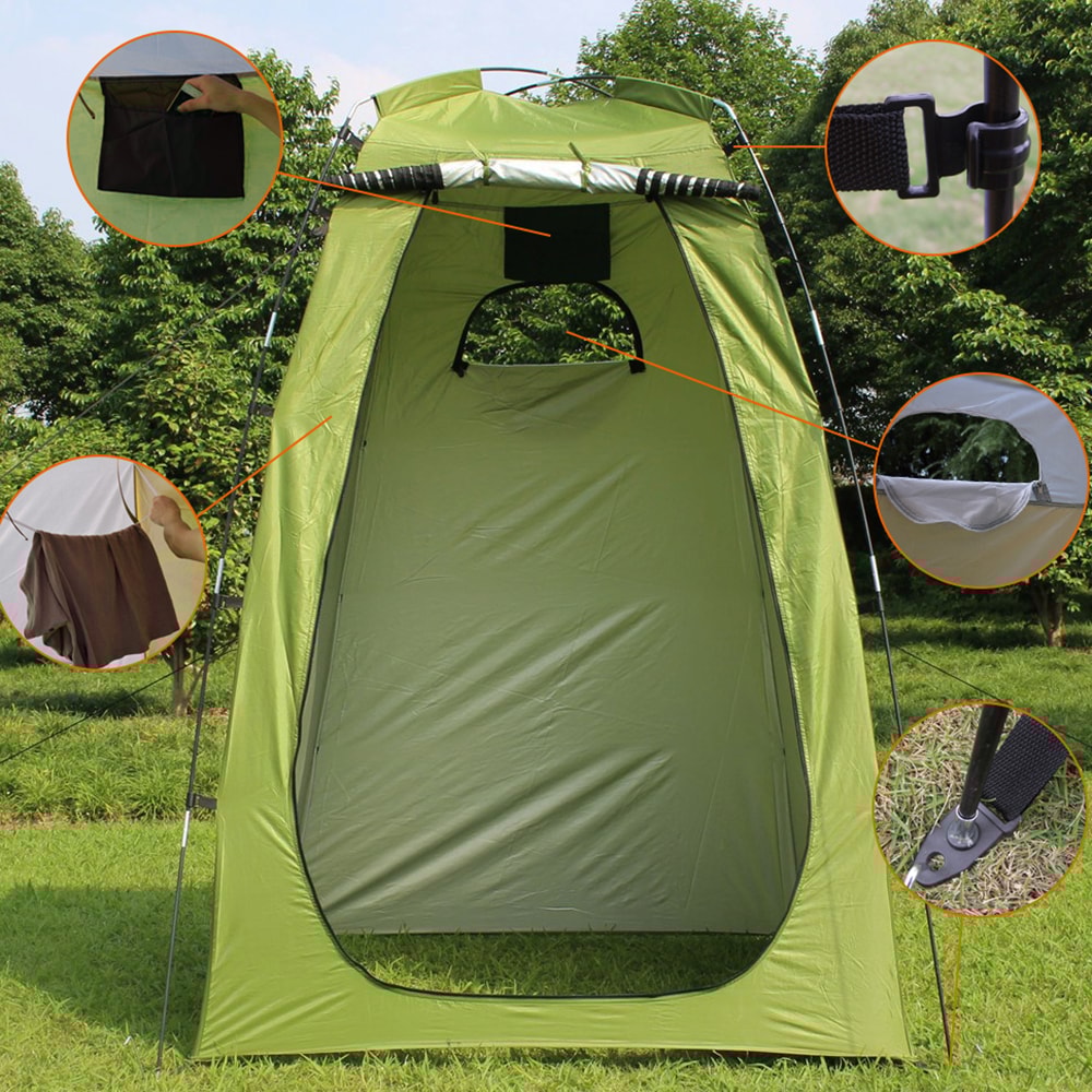 Pop Up Privacy Tent Portable Changing Room For Camping Shower Beach 0