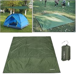 waterproof camping tarp hammock rain fly tent footprint for hiking beach and picnic