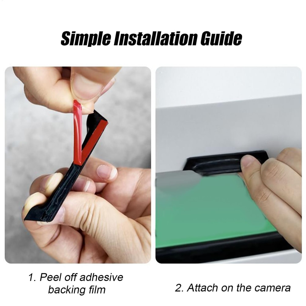 Universal Backup Camera Rain Shield Cover for Clearer Safer Reversing