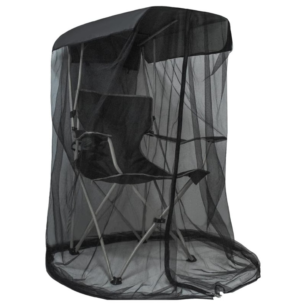 Waterproof Canopy Chair Mosquito Net Cover with Zipper for Fishing Camping Patio Chairs