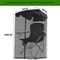 Waterproof Canopy Chair Mosquito Net Cover with Zipper for Fishing Camping Patio Chairs