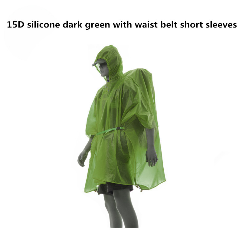 Gear Ultralight Rain Poncho Camping Tarp for Hiking and Backpacking
