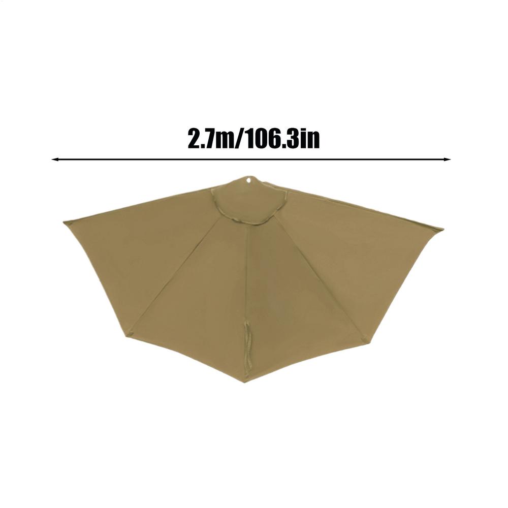 Umbrella Replacement Canopy Waterproof UVResistant Outdoor Parasol Cover 5