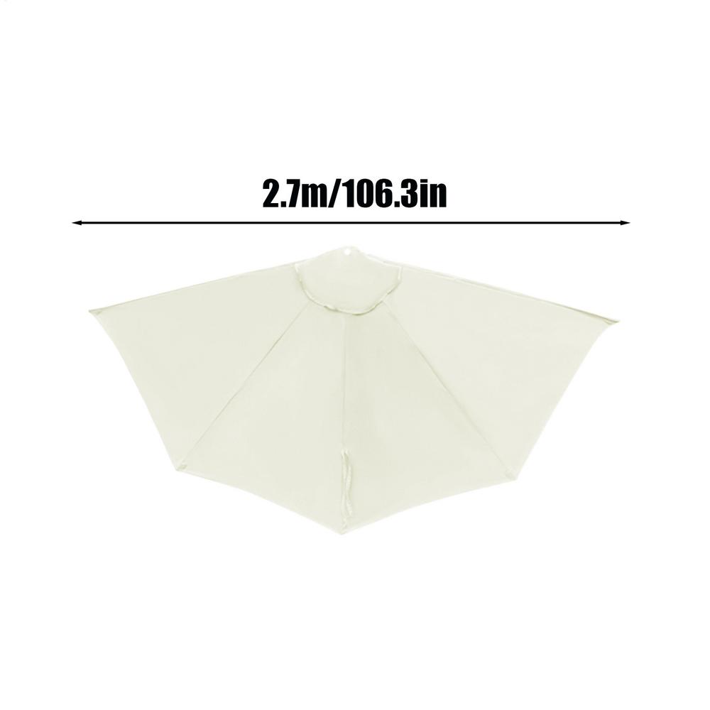 Umbrella Replacement Canopy Waterproof UVResistant Outdoor Parasol Cover 7
