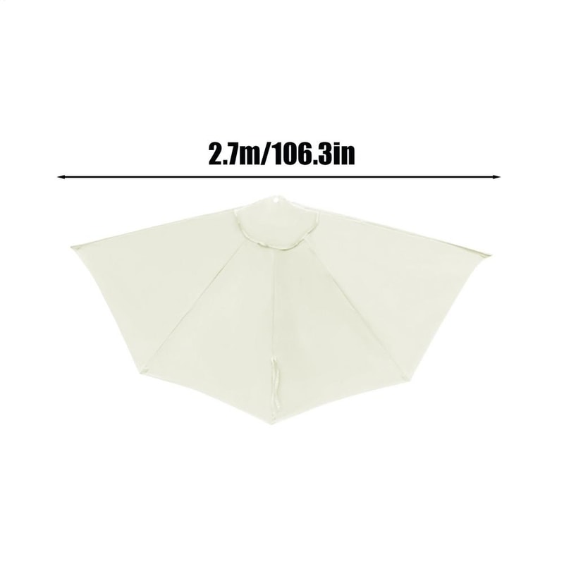 Umbrella Replacement Canopy Waterproof UVResistant Outdoor Parasol Cover 7