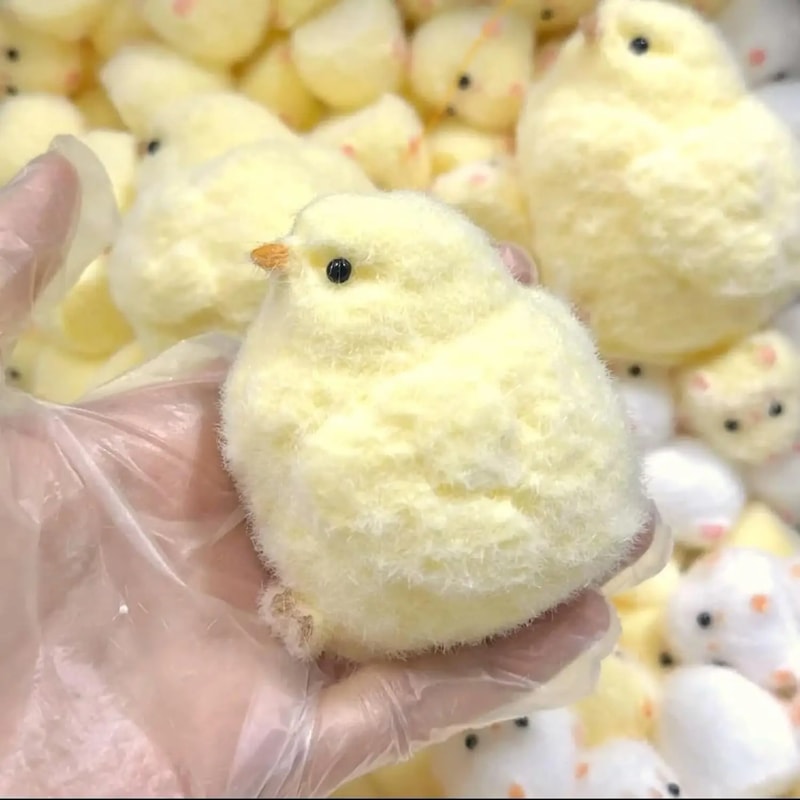 Cute Chick Squishy Toy Soft Silicone Stress Relief Fidget for Kids & Adults