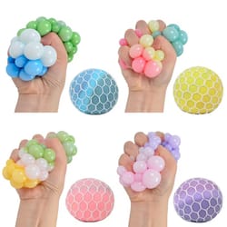 calmsphere rainbow stress relief ball sensory squishy fidget toy for kids & adults