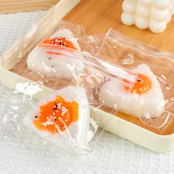 kawaii egg yolk squishy stress ball for anxiety relief and focus