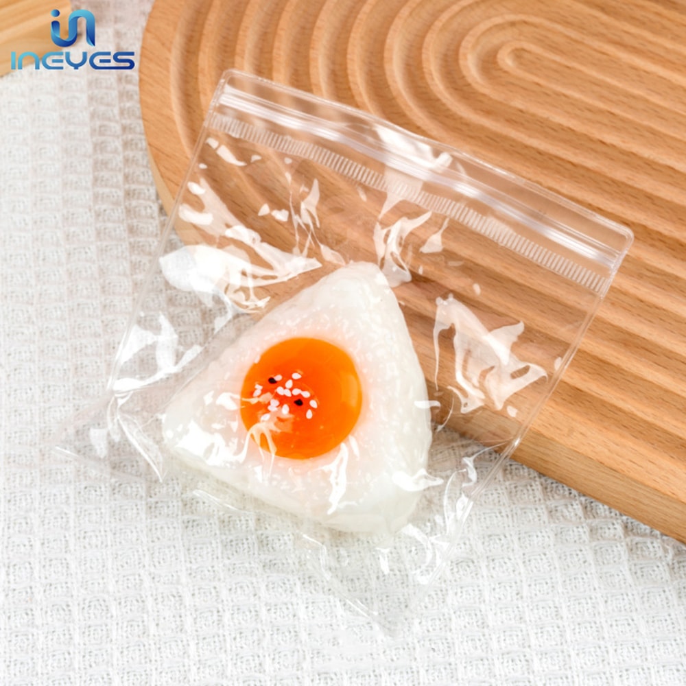 Kawaii Egg Yolk Squishy Stress Ball for Anxiety Relief and Focus