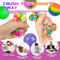 Rainbow Squishy Stress Balls Set Sensory Fidget Toys for Anxiety Relief & Focus
