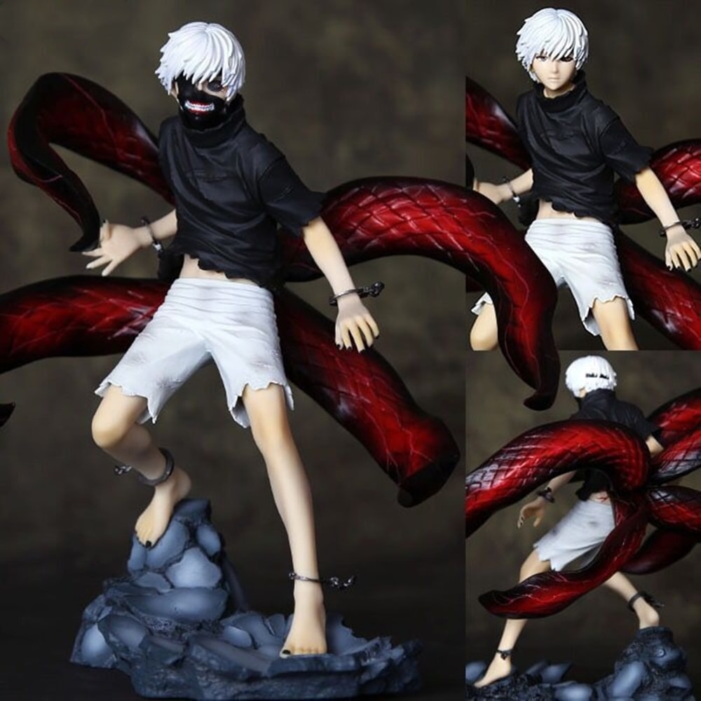 Tokyo Ghoul Kaneki Ken Centipede Mask Figure with Changeable Face Display Statue