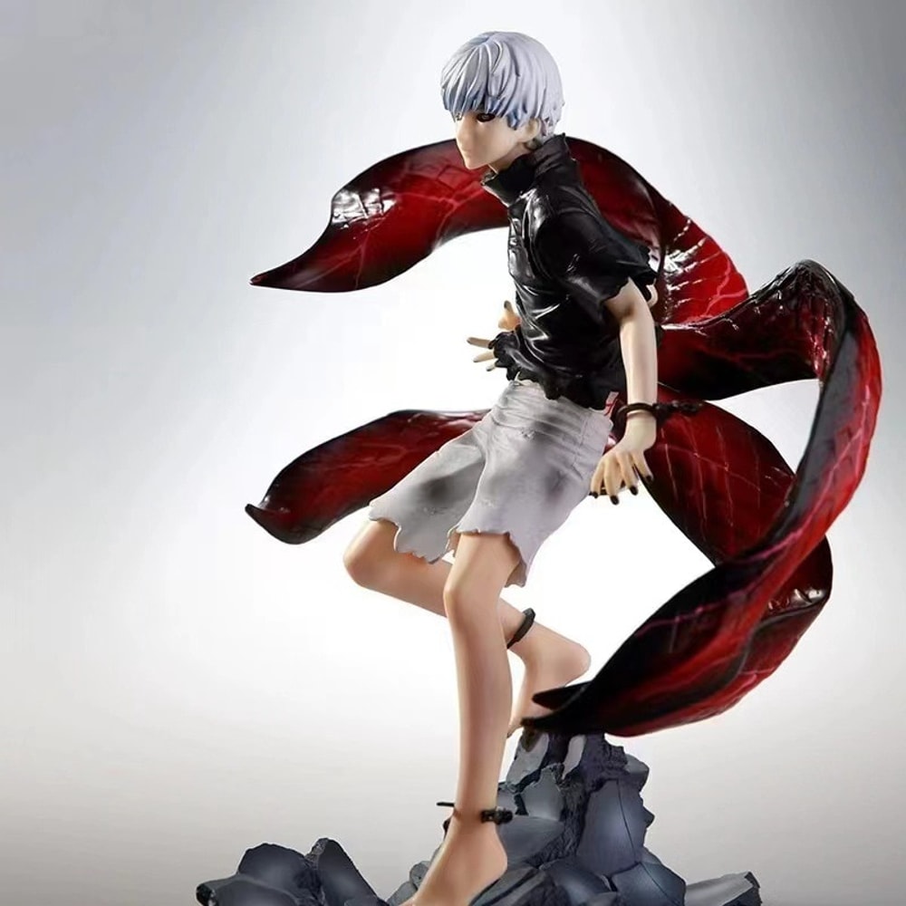 Tokyo Ghoul Kaneki Ken Centipede Mask Figure with Changeable Face Display Statue