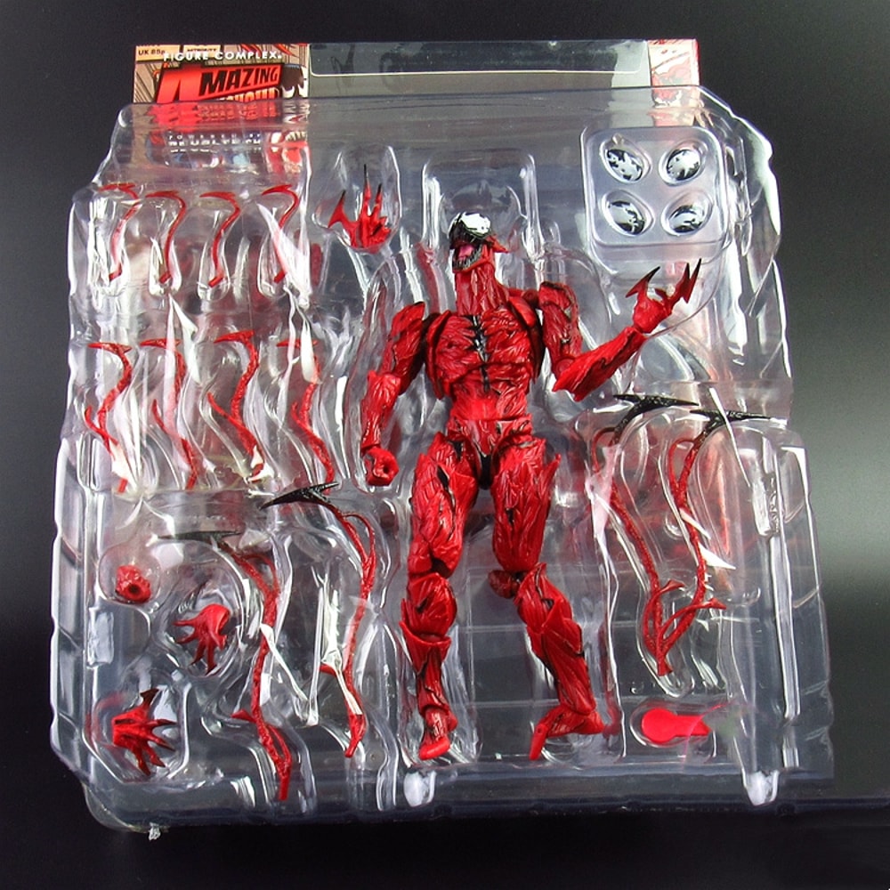 Amazing Yamaguchi Carnage Action Figure Poseable Marvel Collectible Toy for Spider Man Fans