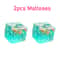 Ocean Glow Squishy Fidget Toy Transparent Maltose Stress Relief Cube 7