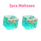 Ocean Glow Squishy Fidget Toy Transparent Maltose Stress Relief Cube 7