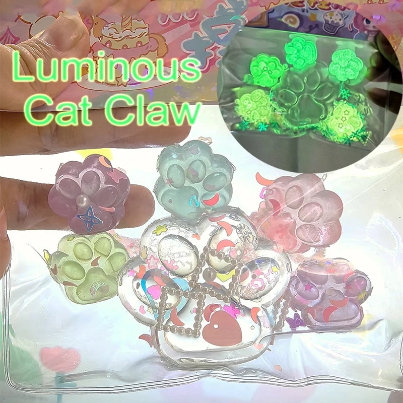 GlowPaw Hamster Squishy Stress Relief Toy for Kids & Adults
