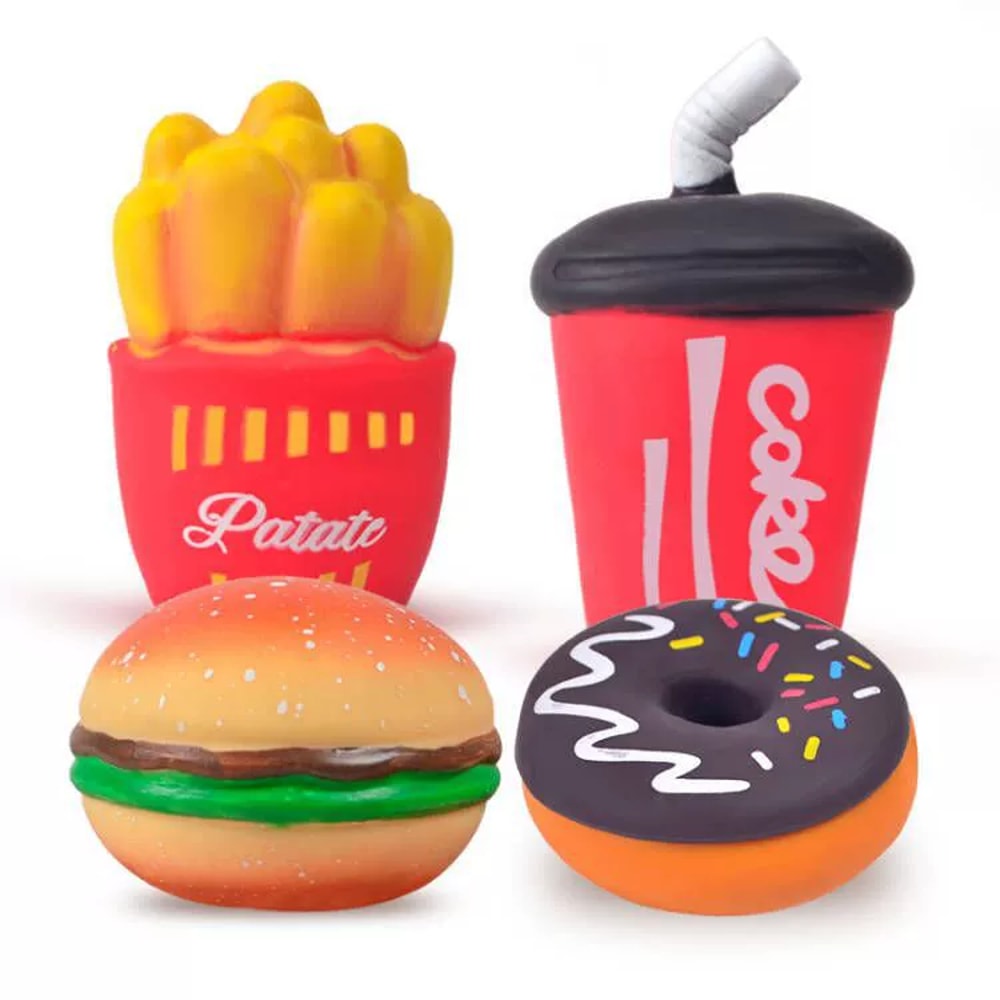 Slow Rise Fast Food Squishy Set Stress Relief Toy For Kids Adults 0