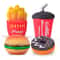 Slow Rise Fast Food Squishy Set Stress Relief Toy For Kids Adults 0