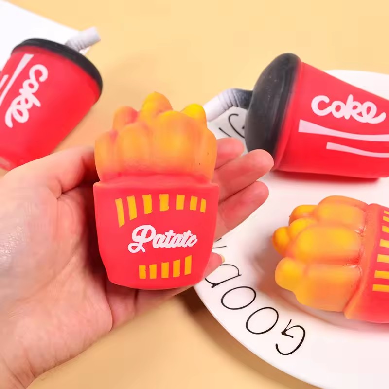 Slow Rise Fast Food Squishy Set Stress Relief Toy For Kids Adults 1