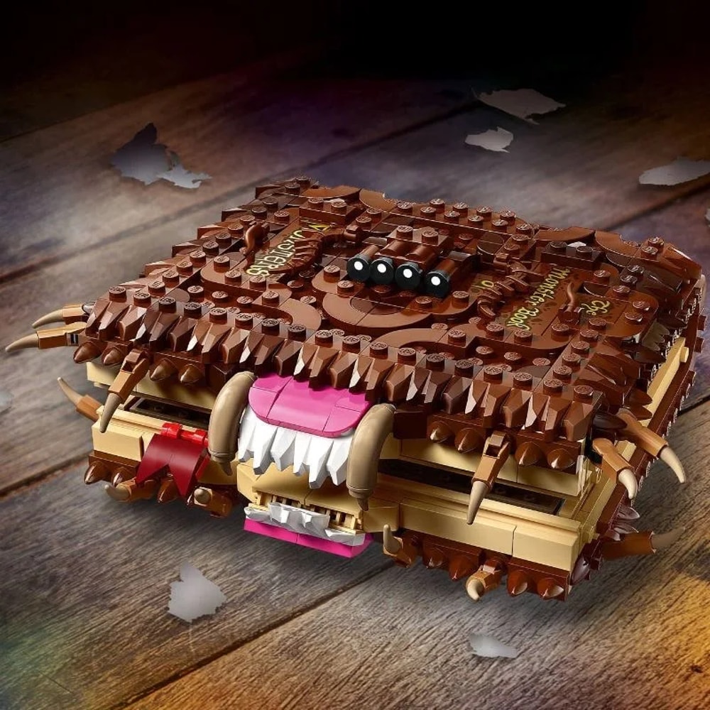Wizard Monster Book Building Set For Harry Potter Fans And Collectors 3