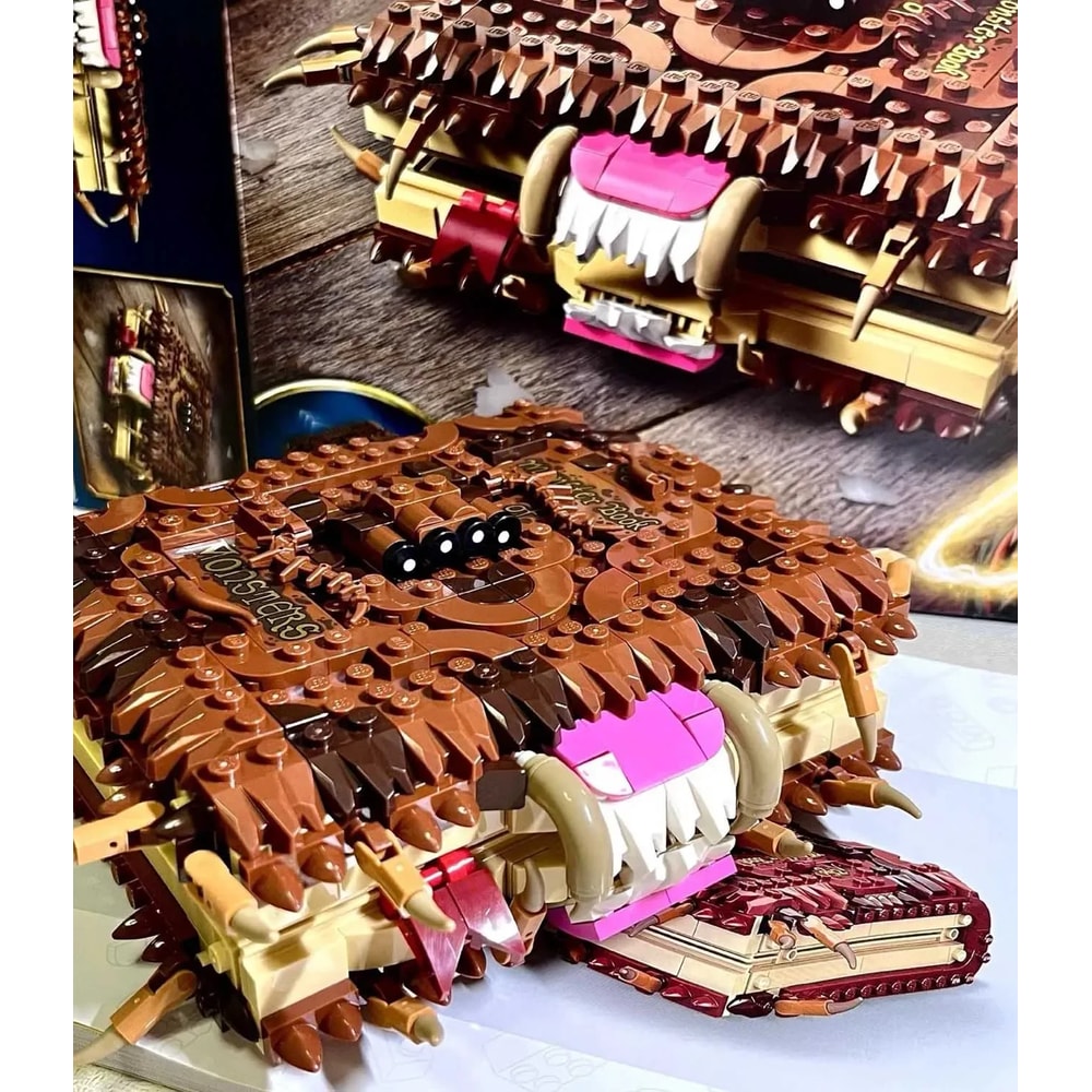 Wizard Monster Book Building Set For Harry Potter Fans And Collectors 4