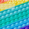 Rainbow Pop It Sensory Fidget Toy for Stress Relief and Focus